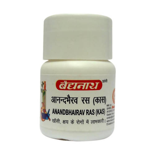 Baidyanath Jhansi Anandbhairav Ras (Kas) Tablets - Swadesiicart