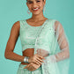 House of Panchhi Turquoise Blue Net Gotapatti Work Lehenga & Blouse, Dupatta | Swadesiicart