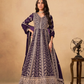 Anaita Wine Faux Georgette Stitched Anarkali Suit with Heavy Embroidery Work