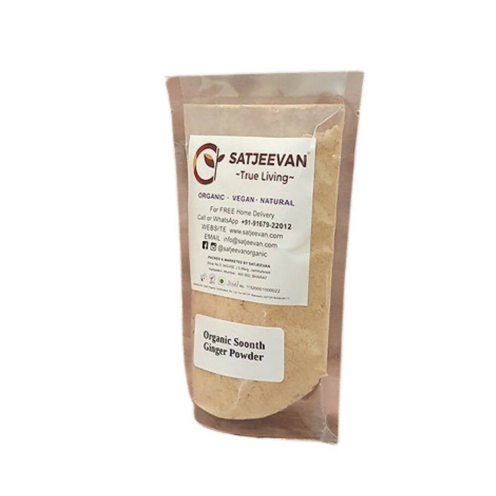 Satjeevan Organic Soonth Ginger Powder - Swadesiicart