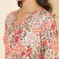 Janasya Women's Multicolor Moss Floral Printed Casual Flared Co-ords - Swadesiicart
