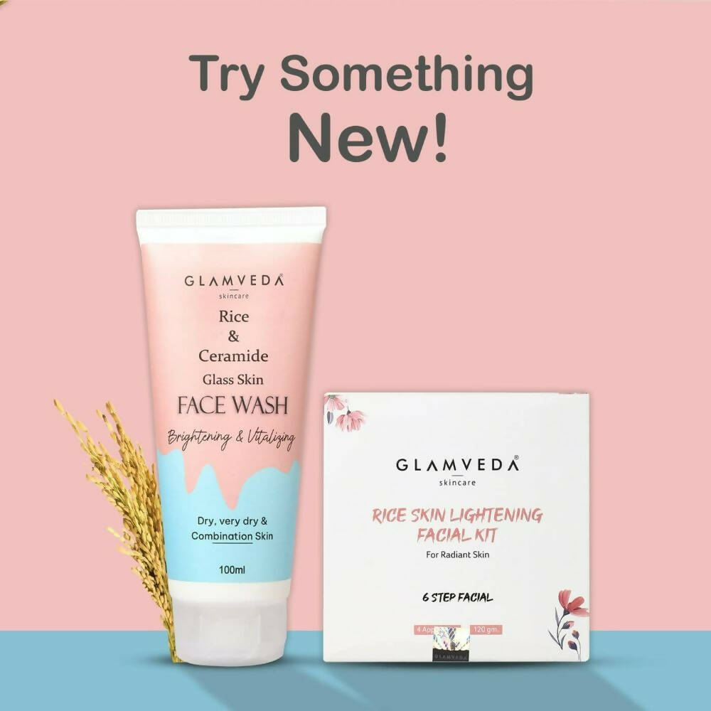 Glamveda Rice & Ceramide Korean Glass Skin Peel Off Mask - Swadesiicart