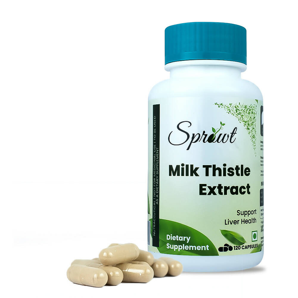 Sprowt Milk Thistle Extract Capsules - Myupchar