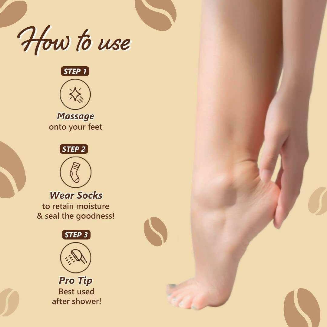 Plum BodyLovin' Coffee Wake-a-ccino Foot Cream - Swadesiicart