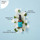 Pilgrim White Lotus Sunscreen Serum SPF 50 PA+++ - Swadesiicart