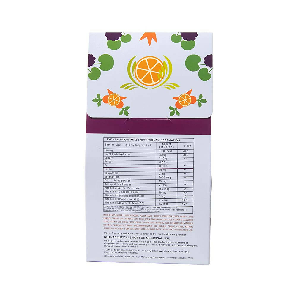 Panchamrit Eye Health Gummies-Orange Flavor | Swadesiicart