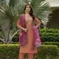 The52 Orange Women's Gorgeous Embroidered Rayon Fabric with Straight Kurta, Pant and Dupatta Set - Swadesiicart
