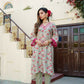 Vaasva Women Pista Green Muslin Embroidered Kurta & Pant Set | Swadesiicart