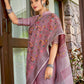Shree Shyam Fashion Linen Purple Saree