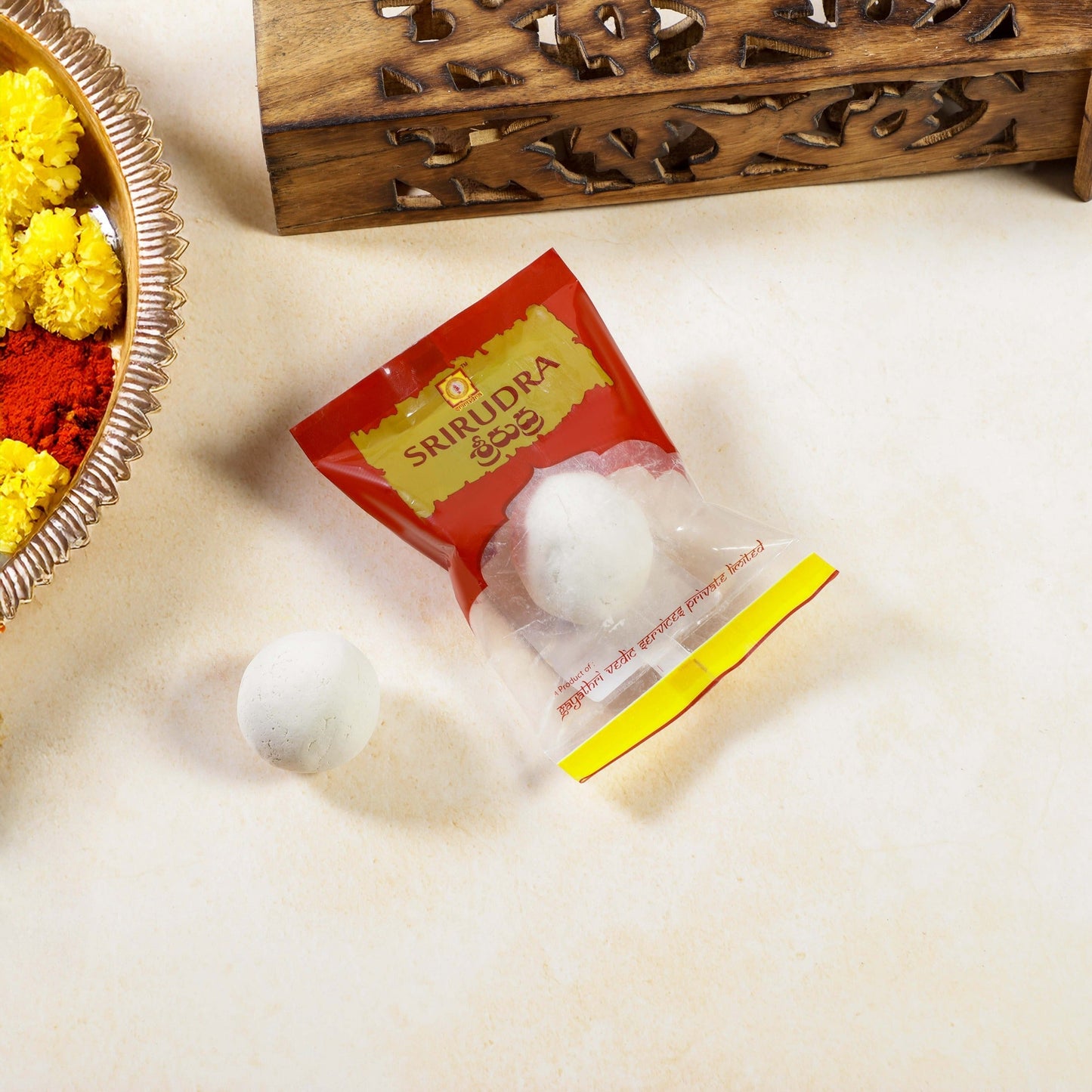 Sri Rudra Vibhuthi Round (EAN 90097) | Swadesiicart