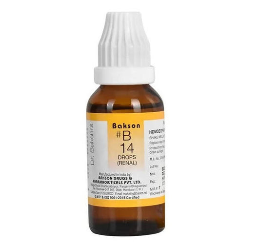 Bakson's Homeopathy B14 Drops | Swadesiicart