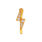 Ruby Raang Gold Bijlee Nose Pin | Swadesiicart