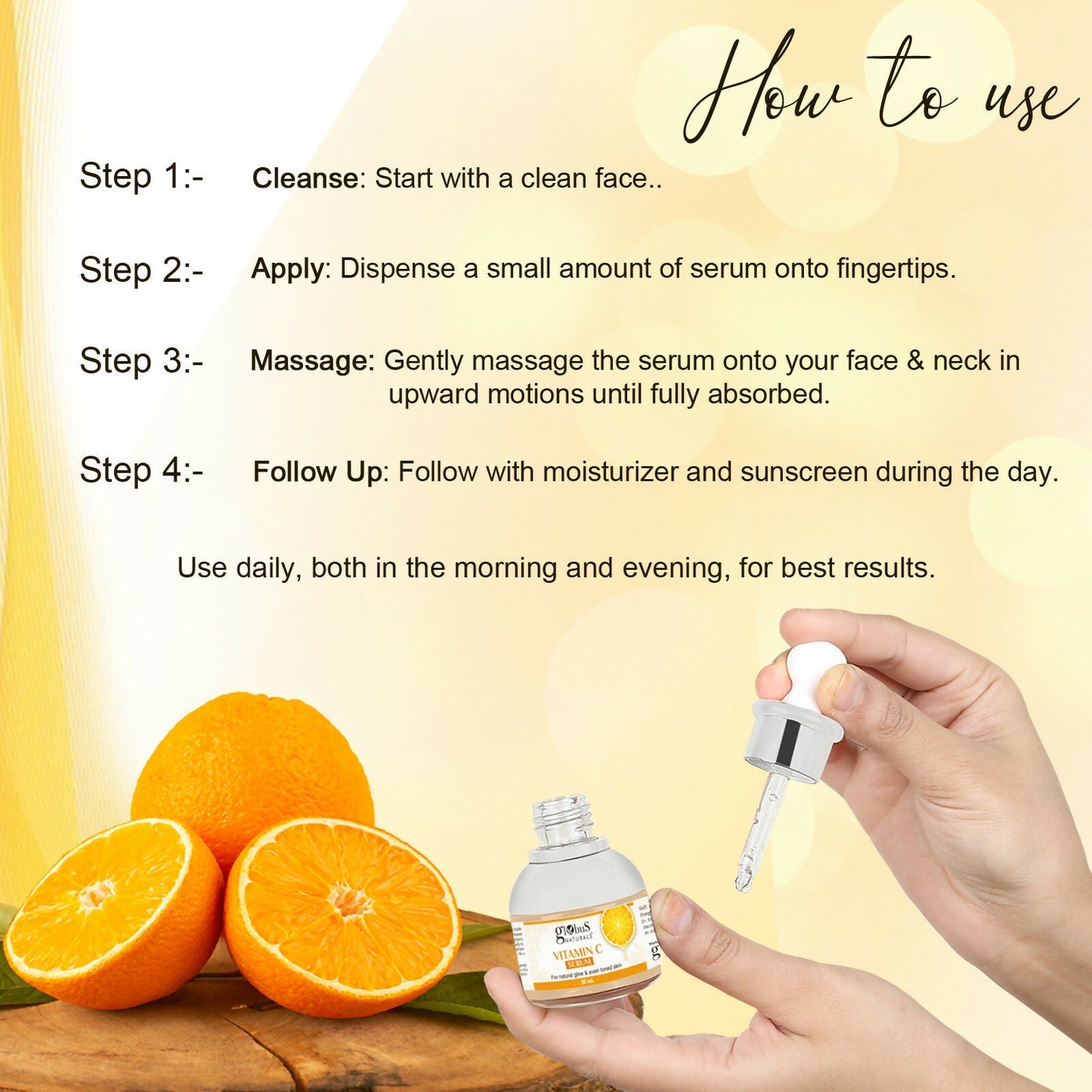 Globus Naturals Vitamin C Face Serum | Swadesiicart