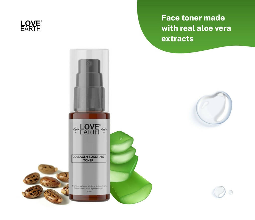 Love Earth Collagen Boosting Toner - Swadesiicart