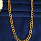 VOJ Gold-Polished Designer Circular Chain For Men | Swadesiicart