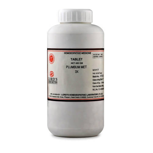 Lord's Homeopathy Plumbum Met Tablets | Swadesiicart