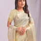 Shree Shyam Fashion Organza Gold Saree
