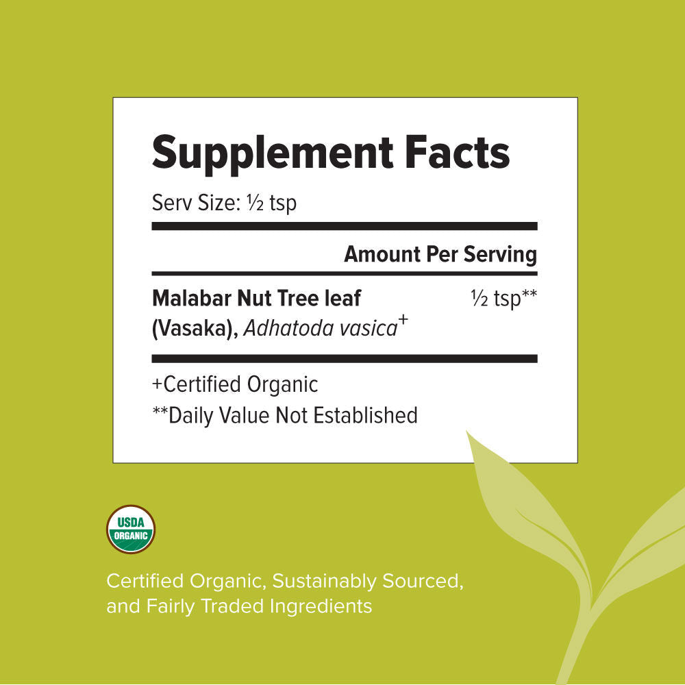 Vasaka powder - Certified Organic (227gm)