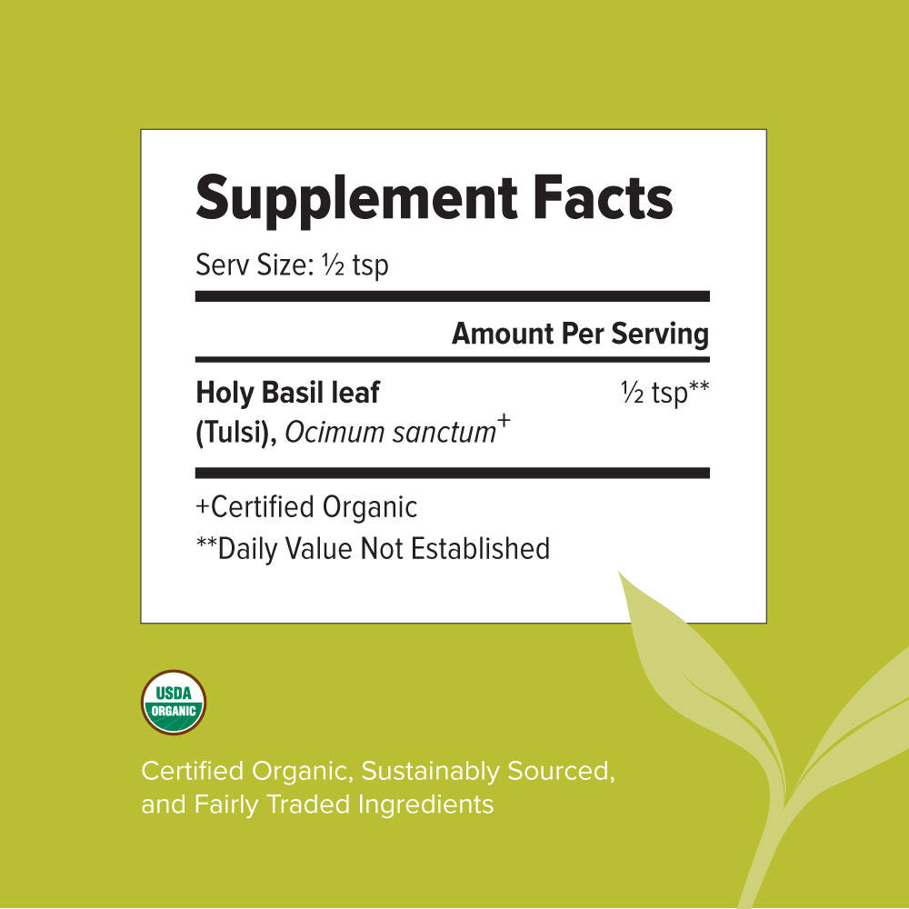 Tulsi powder - Certified Organic