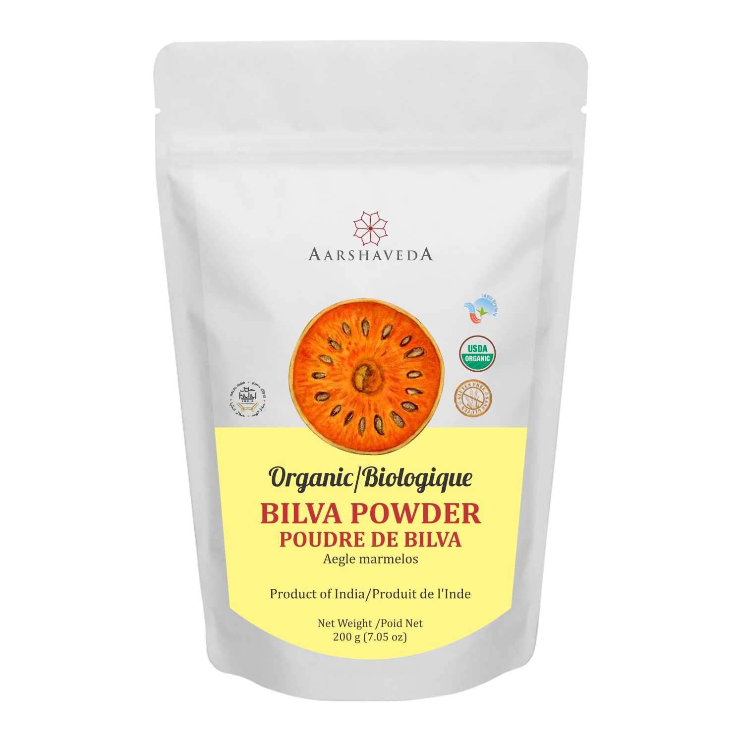 Aarshaveda | Bilva powder | USDA Certified Organic | 200gm