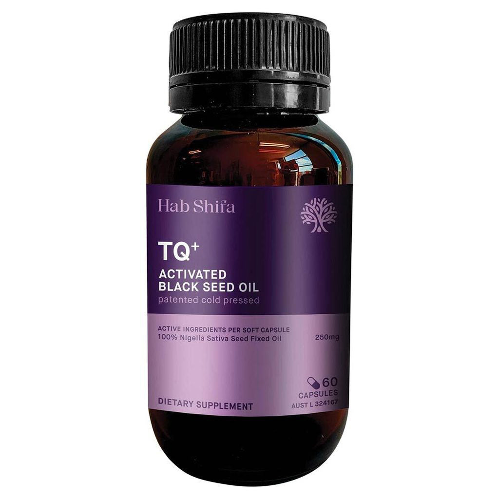 HAB SHIFA | TQ+ ACTIVATED BLACK SEED OIL | 60CAPSULES