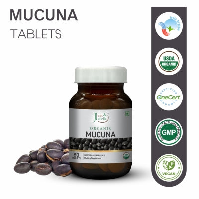 Just Jaivik | Mucuna Tablets | USDA | Organic | 60 count