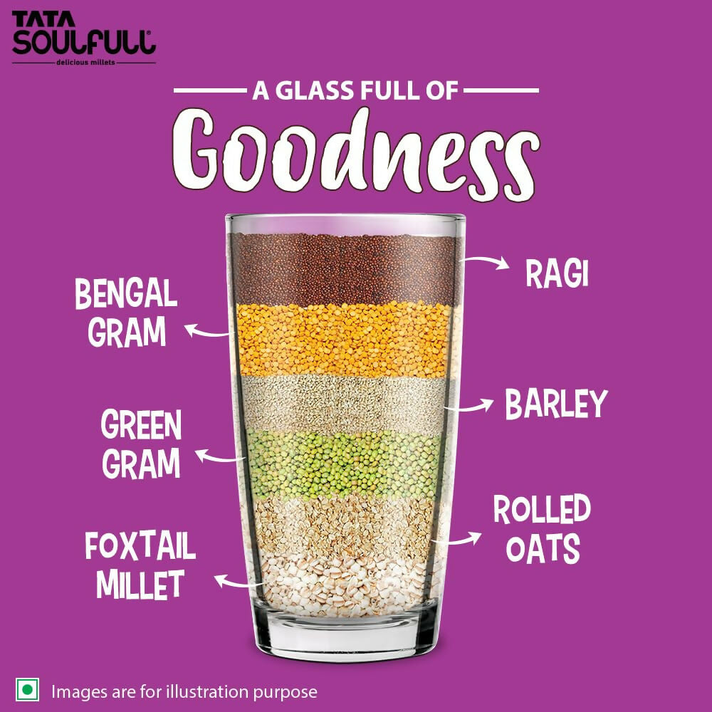 Tata Soulfull Nutri Drink+ For Kids With Millets - Chocolate Brownie Flavor | Swadesiicart