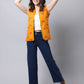 Even Apparels Yellow 100% Viscose Rayon Open Front Gillet (BF009) | Swadesiicart