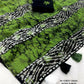 Arfa Fashion House Green Combination Pure Chanderi Cotton Batik Printed Saree