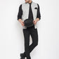 Even Apparels Grey Merino Men Woven Nehru Jacket BF681 | Swadesiicart