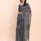 Shree Shyam Fashion Linen Cotton Black Saree