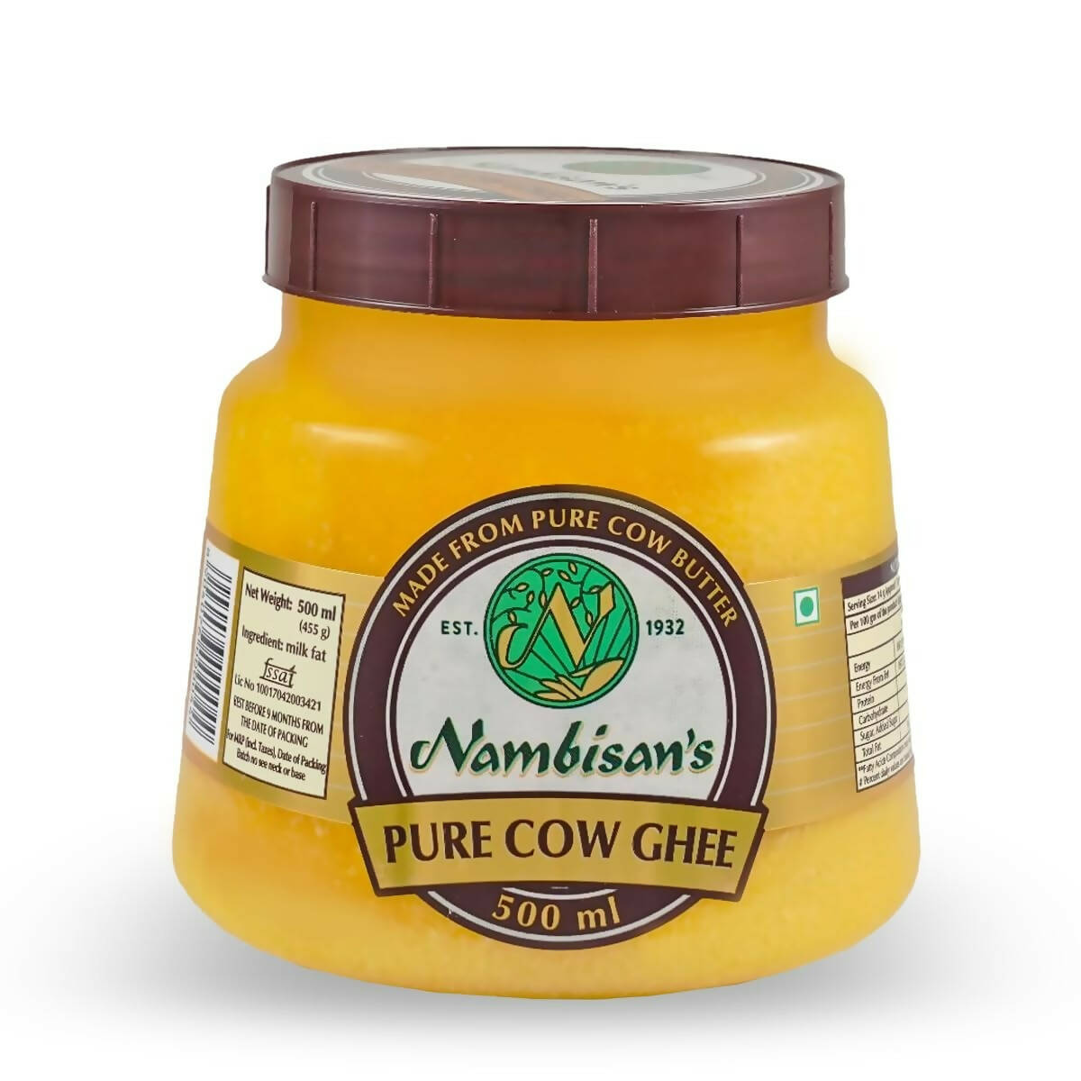 Nambisan'S Pure Cow Ghee | Natural and Organic Ghee | Desi Cow Ghee | Swadesiicart