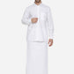 Ramraj Cotton Mens Full Sleeve Formal Poly Cotton White Shirt | Swadesiicart