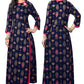 NOZ2TOZ Women Blue Rayon Kurta (1pc) - Swadesiicart
