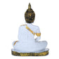 GW Creations Polyresin Sitting Buddha Idol - Swadesiicart