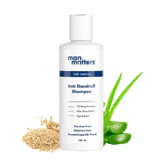 Man Matters 1% Ketoconazole Anti-Dandruff Shampoo, Reduces Itching & Dandruff - Swadesiicart