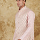 Bluesaanchi Men's Jacquard Rosy Waistcoat | Swadesiicart
