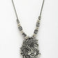 NVR Women's Silver-Toned Krishna Pendant with Chain | Swadesiicart