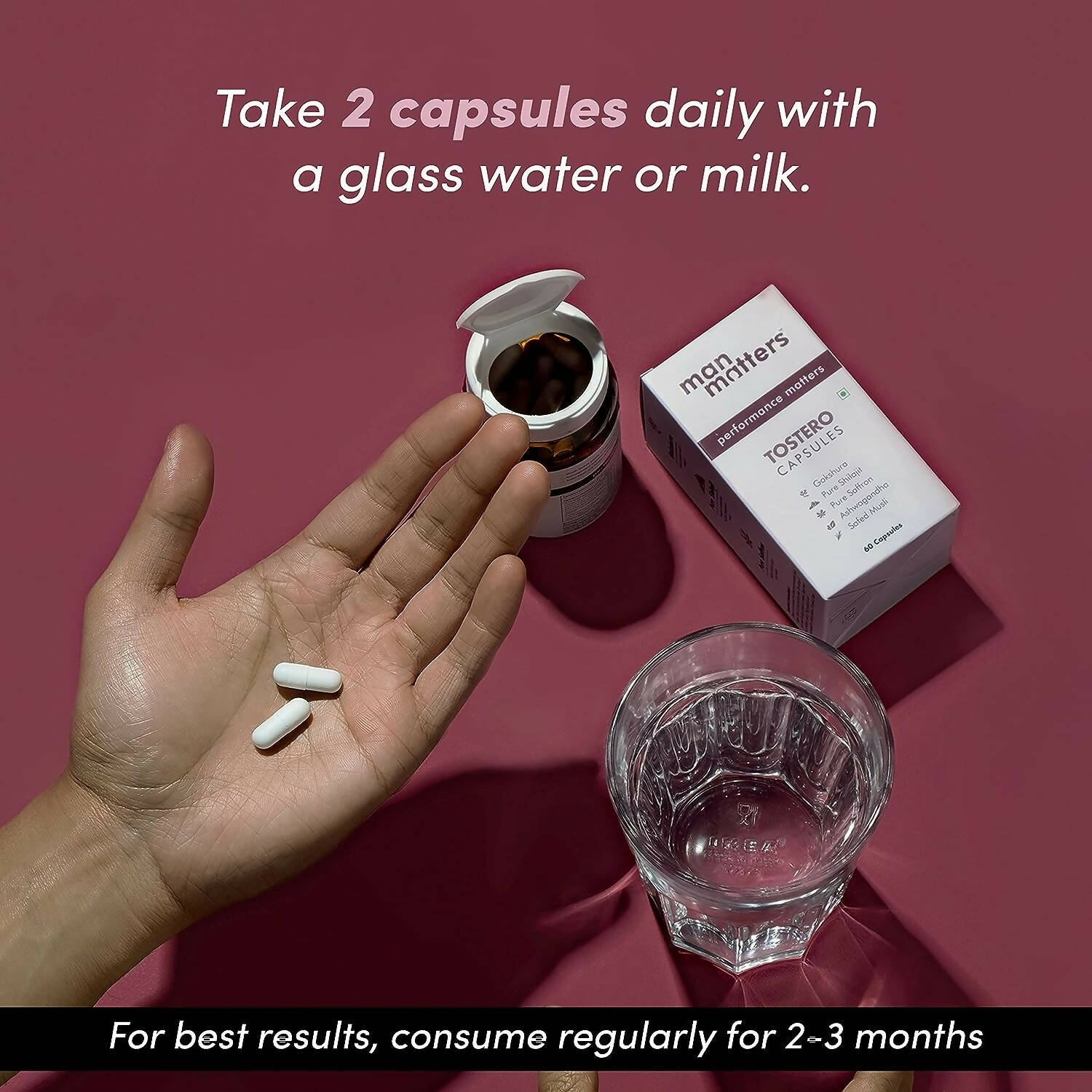 Man Matters Testero Capsules - Swadesiicart