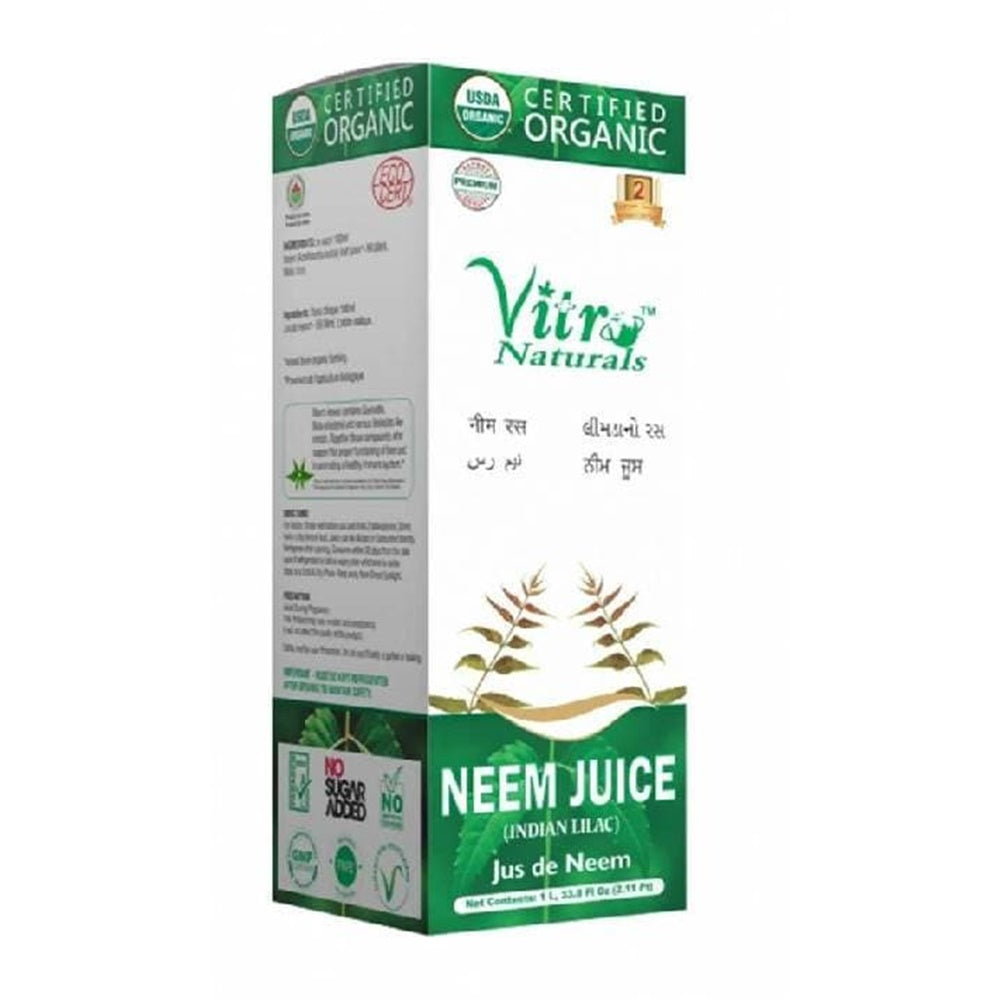 Vitro Naturals Certified Organic Neem Juice | Swadesiicart