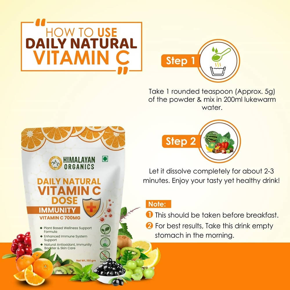 Himalayan Organics Daily Natural Vitamin C Dose Immunity + | Swadesiicart