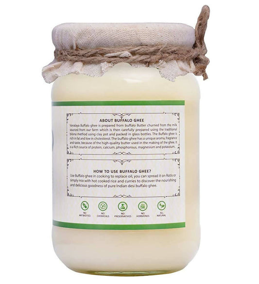 Vanalaya Buffalo Ghee | Vedic Bilona Method | Churned From Curd | Pure & Natural | Buffalo Ghee | Swadesiicart