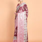Vamsee Bhavi Maroon Georgette Saree - Swadesiicart