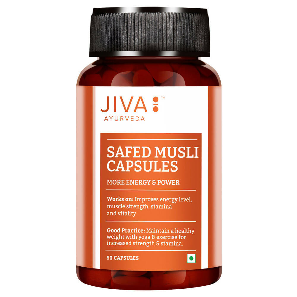 Jiva Ayurveda Safed Musli Capsules - Jiva Ayurvedic