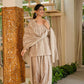 Aayaa Designer Cotton Silk Farshi Salwar Set - Off White
