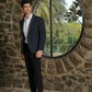 Navy Blue Tailored Co-Ord Set by Hilo Design - Swadesiicart