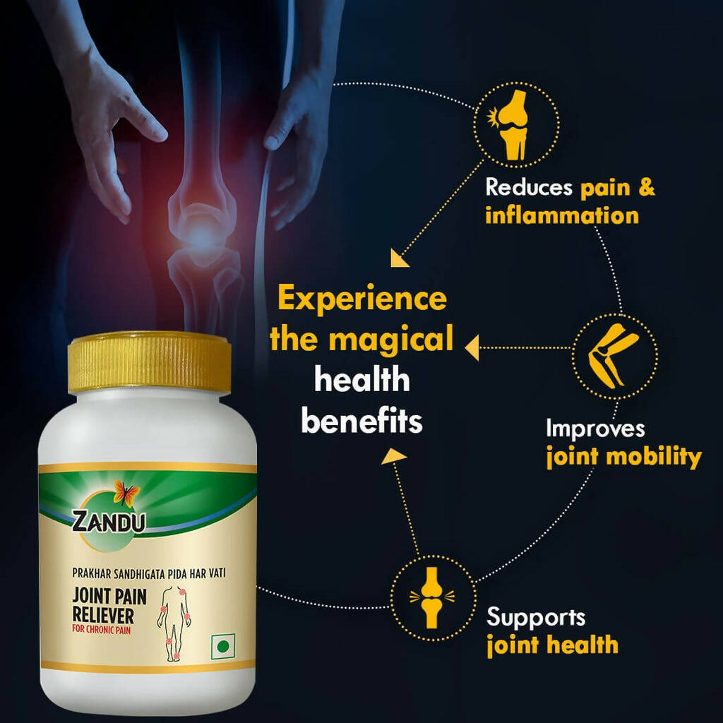 Zandu Joint Pain Reliever Tabllets | Swadesiicart