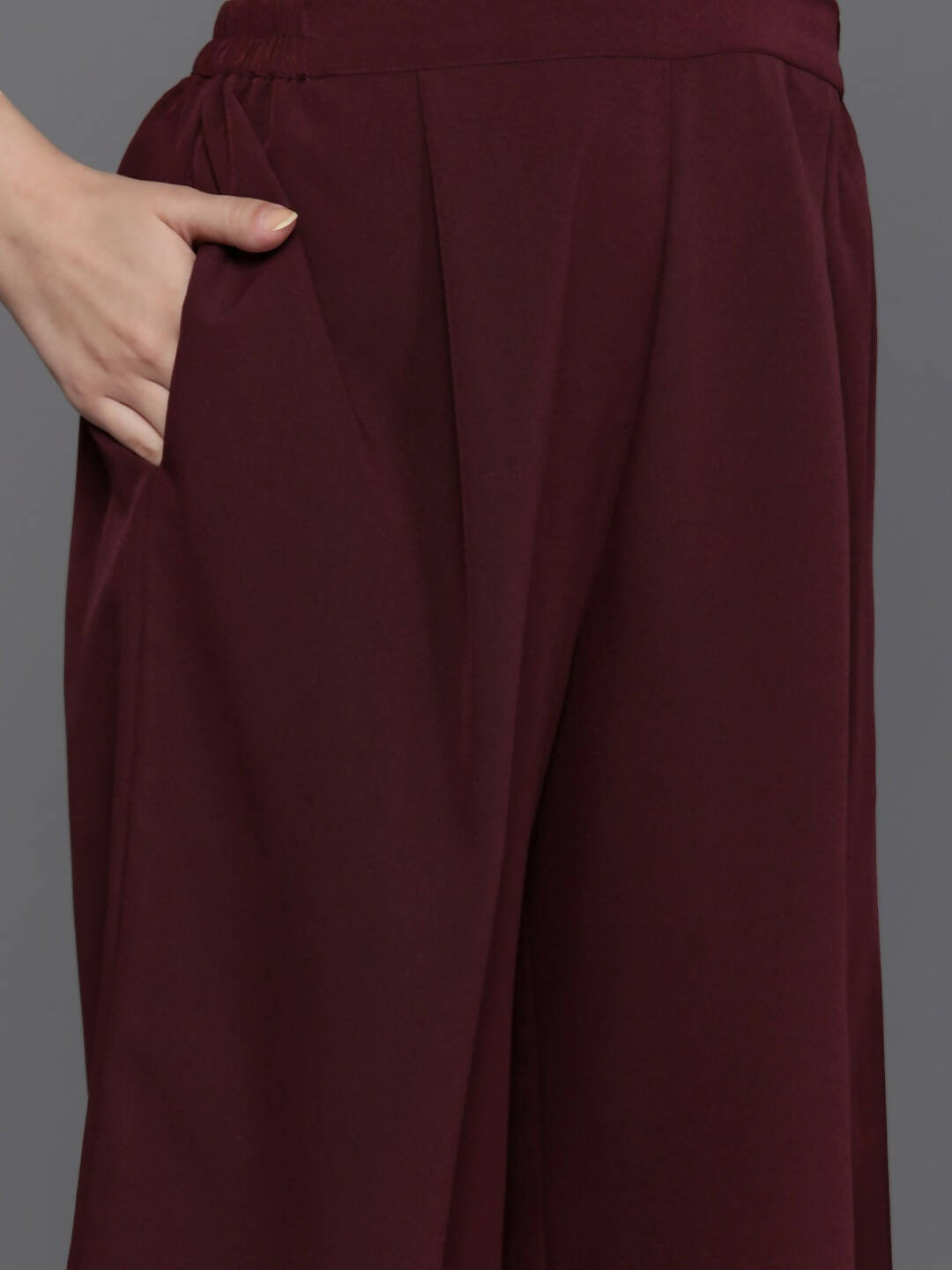 Ahalyaa Women Regular Kurta with Palazzos & With Dupatta - Brown Color | Swadesiicart