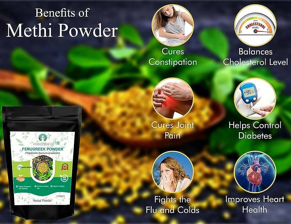 Ayurvedashree Fenugreek Seeds Powder | Swadesiicart