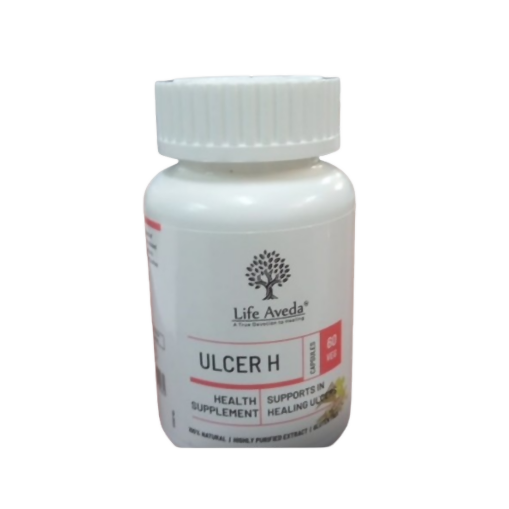 Life Aveda Ulcer H Veg Capsules | Swadesiicart